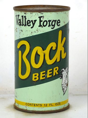 1950 Valley Forge Bock Beer 12oz 143-08.2 Flat Top Norristown Pennsylvania