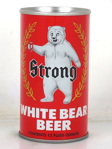 1975 White Bear Beer 12oz No Ref. Flat Top Eau Claire Wisconsin