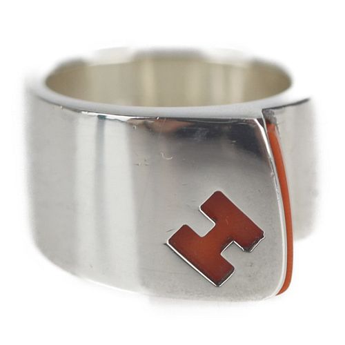 HERMES CANDY SILVER RING