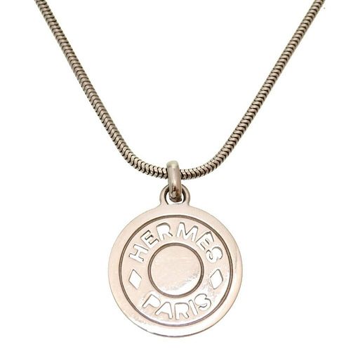 HERMES SERIE SILVER NECKLACE