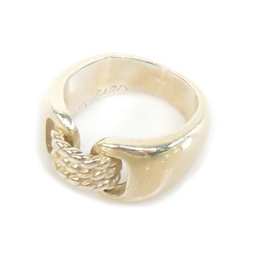 HERMES SCHROIS STERLING SILVER RING