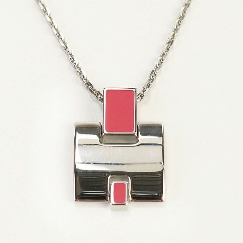 HERMES IRENE SILVER NECKLACE