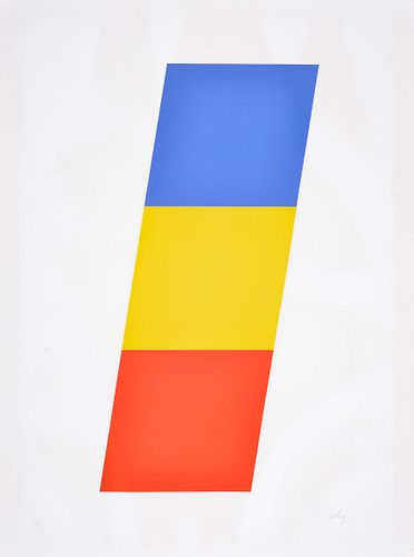 Ellsworth Kelly BLUE YELLOW RED Lithograph