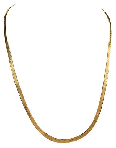 14kt. Gold Herringbone Chain