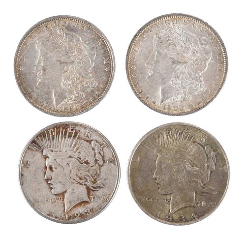 29 Circulated Silver Dollars 