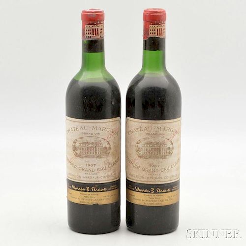 Chateau Margaux 1967, 2 bottle
