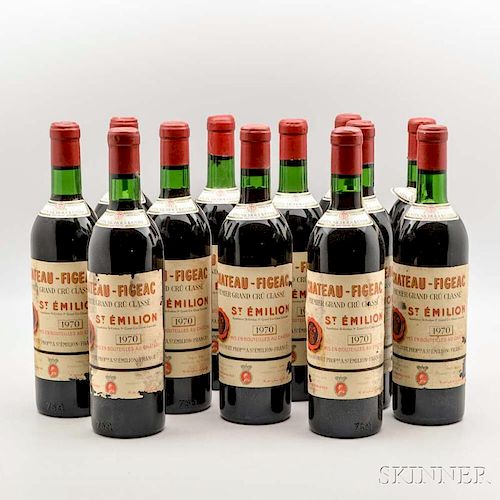 Chateau Figeac 1970, 12 bottles