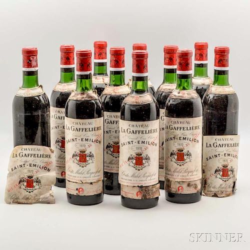 Chateau Gaffeliere 1970, 11 bottles