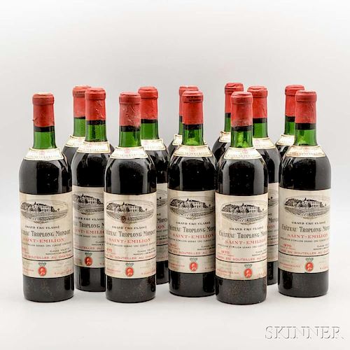 Chateau Troplong Mondot 1970, 12 bottles