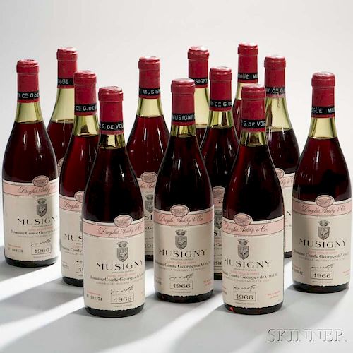 Comte Georges de Vogue Musigny Cuvee Vieilles Vignes 1966, 12 bottles (owc)