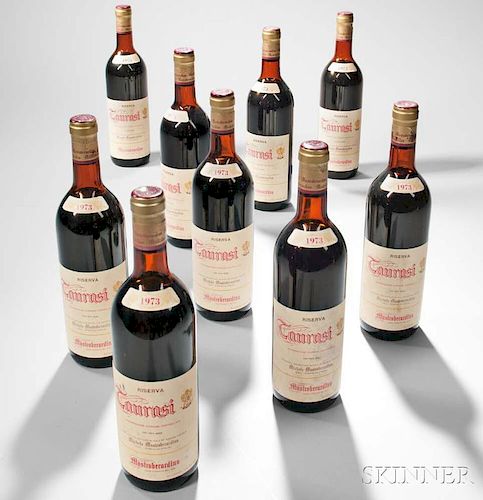 Mastroberardino Taurasi Riserva 1973, 9 bottles