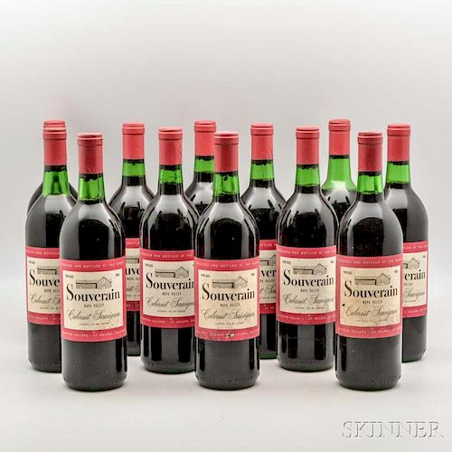 Souverain Cabernet Sauvignon Estate 1968, 12 bottles