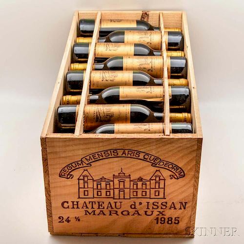 Chateau d'Issan 1985, 24 demi bottles (owc)