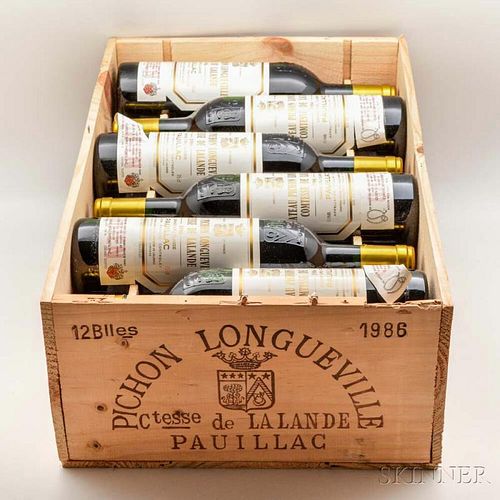 Chateau Pichon Lalande 1986, 12 bottles (owc)
