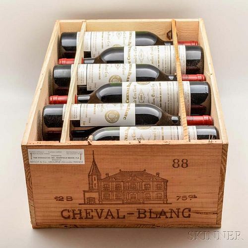 Chateau Cheval Blanc 1988, 12 bottles (owc)