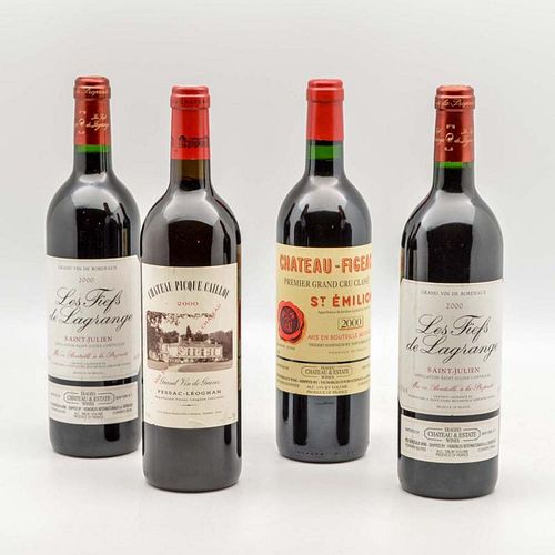 Bordeaux 2000, 4 bottles