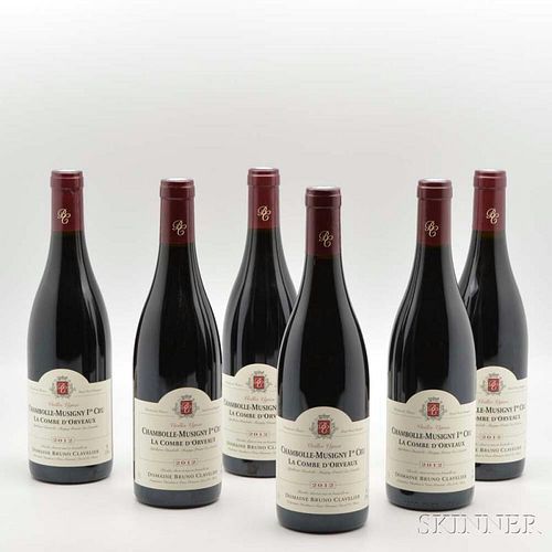 Clavelier Chambolle Musigny La Combe d'Orveaux 2012, 6 bottles
