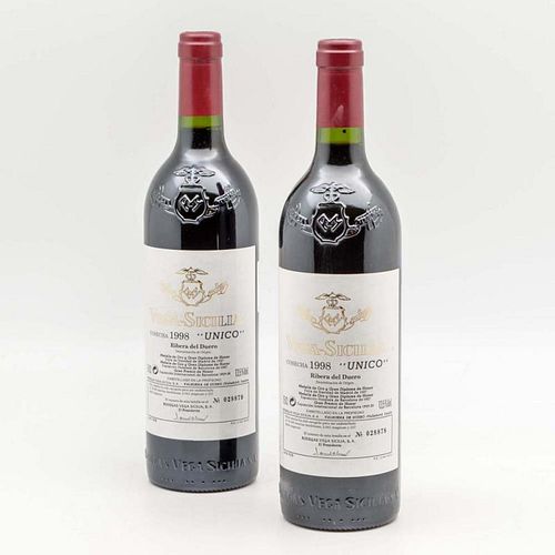 Bodegas Vega Sicilia Unico 1998, 2 bottles