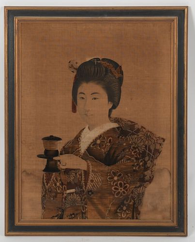 A Japanese Portrait of a Young Woman 