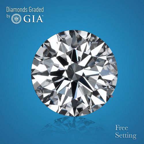  NO-RESERVE LOT: 2.01 ct, Round cut GIA Graded Diamond. Appraised Value: $63,300 