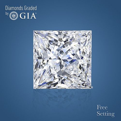 5.03 ct, F/VS2, Princess cut GIA Graded Diamond. Appraised Value: $565,800 