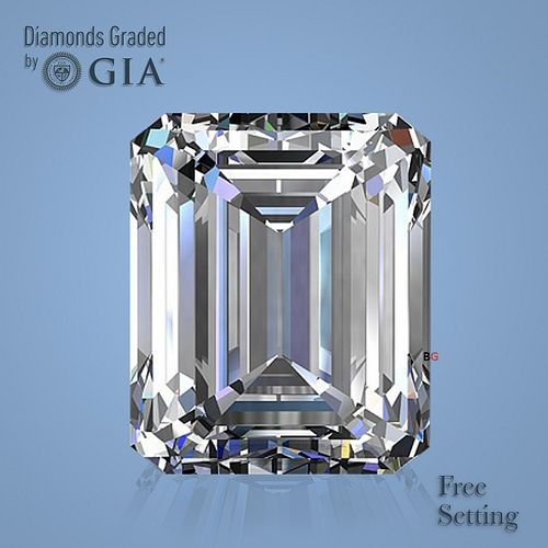 NO-RESERVE LOT: 1.56 ct, Emerald cut GIA Graded Diamond. Appraised Value: $36,200 