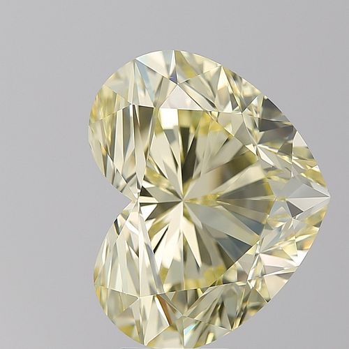10.13 ct, Natural Fancy Yellow Even Color, VS1, Heart cut Diamond (GIA Graded), Appraised Value: $587,400 
