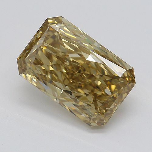 1.72 ct, Natural Fancy Brown Yellow Even Color, VVS1, Type IIa Radiant cut Diamond (GIA Graded), Appraised Value: $20,000 