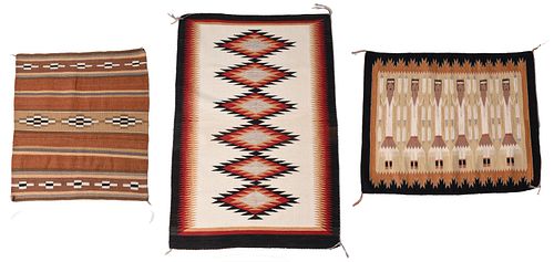 Three Regional Navajo Textiles