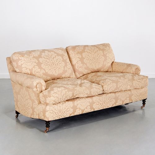 George Smith medium full 'Scroll Arm' sofa