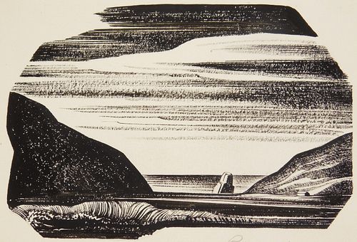 Rockwell Kent (1882-1971) pen and ink