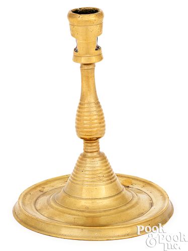 Nuremberg brass candlestick, 16th c.