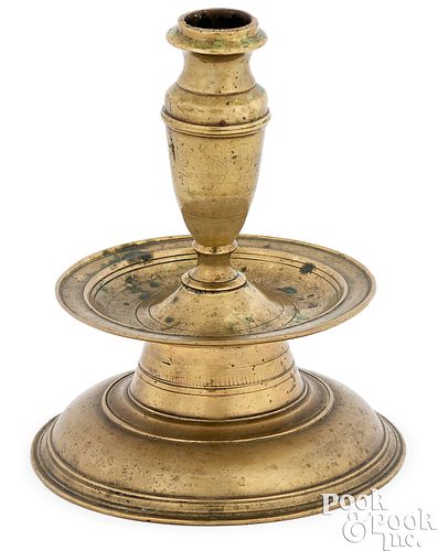 Brass candlestick, late 16th c.
