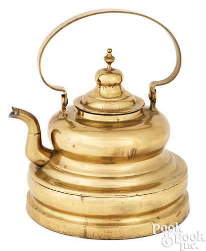 Massive brass kettle, ca. 1800
