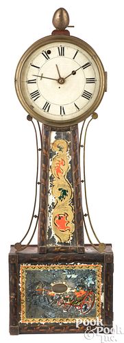Leonard W. Noyes, Federal banjo clock, ca. 1830