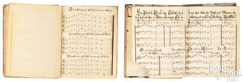 Ephrata manuscript music book for Turtel Taube