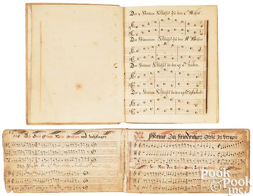 Pennsylvania manuscript music book