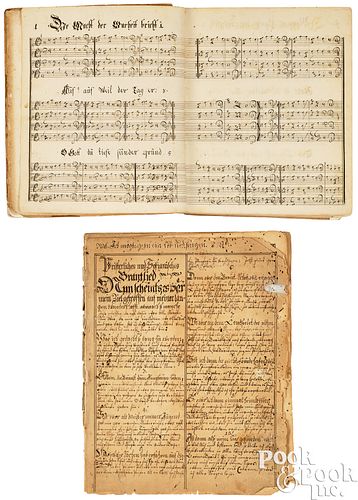 Ephrata manuscript music book