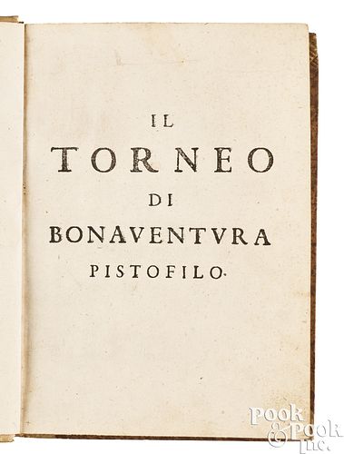 Il Torneo by Bonaventura Pistofilo, Bologna...