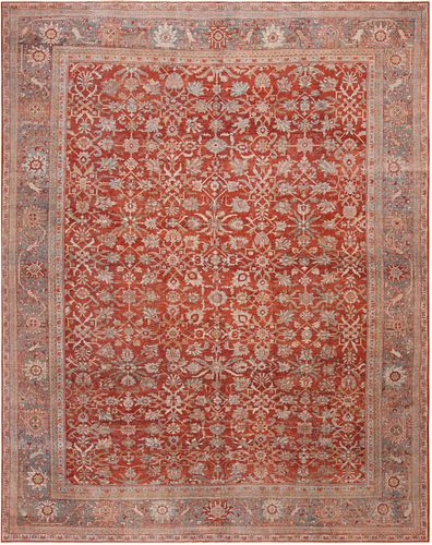 Antique Persian Sultanabad Rug 13 ft 5 in x 10 ft 6 in (4.08 m x 3.2 m)