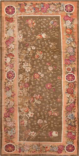Antique French Savonnerie Rug 12 ft 3 in x 5 ft 11 in (3.73 m x 1.8 m)