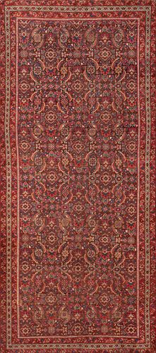 No Reserve Antique North West Persian Rug 10 ft 6 in x 5 ft 1 in (3.2 m x 1.54 m)