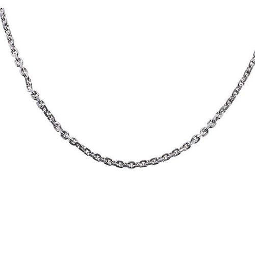 Platinum Chain Link Necklace 
