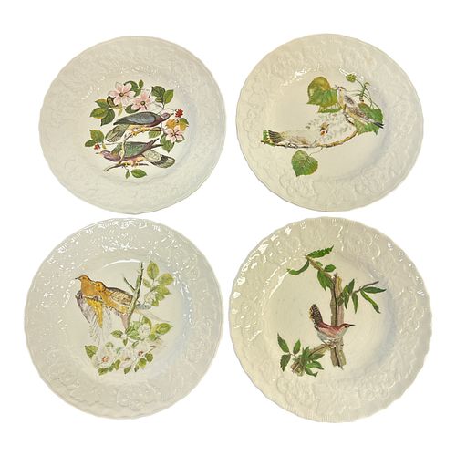 Four Alfred Meakin 'Birds of America' Audobon Plates 