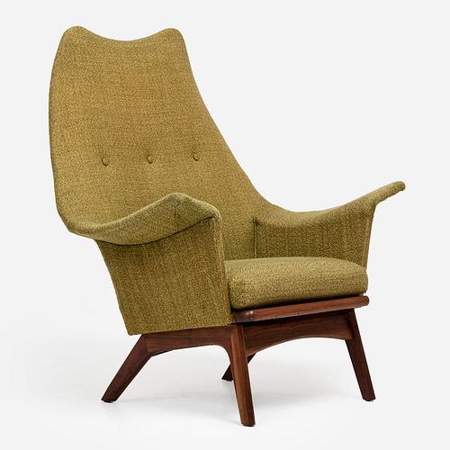  Adrian Pearsall for Craft Associates 1611-C Wing Chair (ca. 1960)