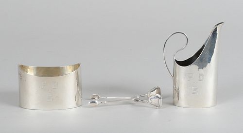 Three Pieces of Silver Tableware, Porter Blanchard, Jensen  