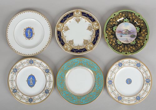 Six Wedgwood Cabinet Plates 
