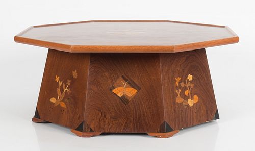 A Japanese Inlaid Low Table 