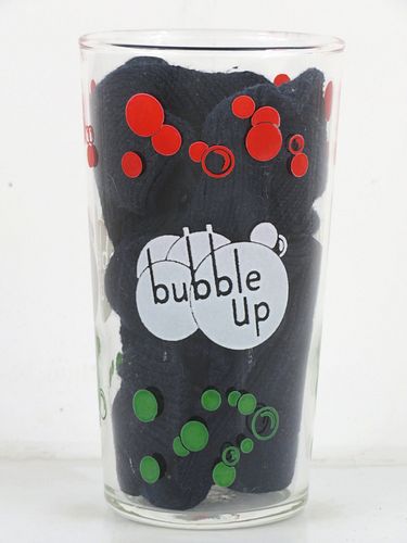 1950 Bubble Up (Green/Red) 4¾ Inch Tall ACL Drinking Glass 