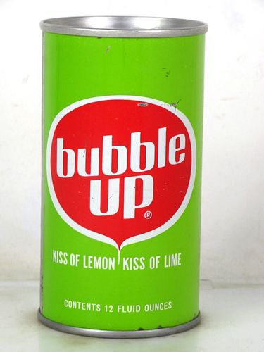 1969 Bubble Up Soda Beverly Hills California 12oz Ring Top Can 
